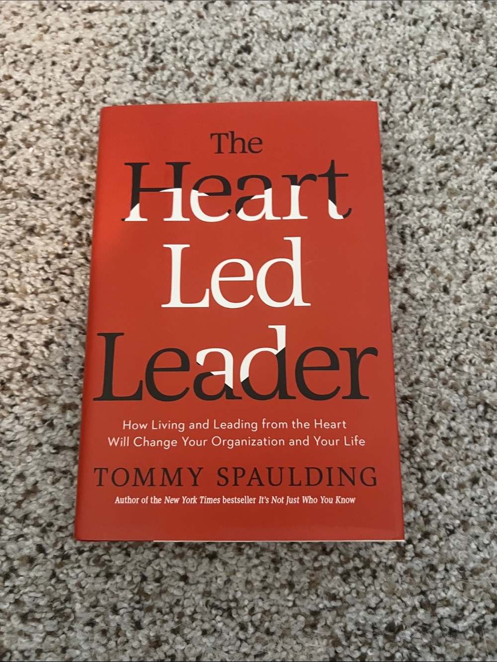 The Heart Led Leader Hardcover - Red